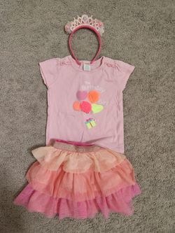Gymboree Birthday Set 4t Toddler Girl