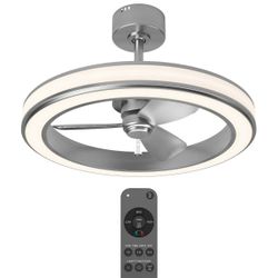 Artika Edwin 23" LED Chandelier Ceiling Fan