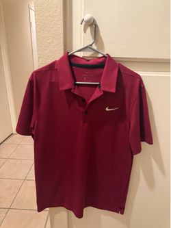 Nike DriFit Golf Shirt Red