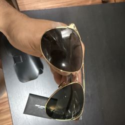 Saint Lauren  Aviator Sunglasses 