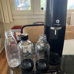 SodaStream Sparkling Water Maker + 3 Bottles (No CO₂)