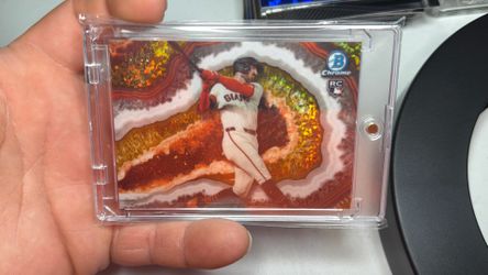 2026 Bowman Chrome Bryce Eldridge /50 Crystallized RC Giants BWC-6 Case Hit Ssp
