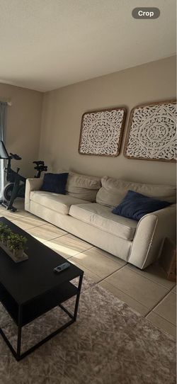Free sleeper sofa with memory foam mattress