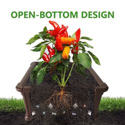 Raised Garden Beds – 2x2FT & 4x2FT | 2 Sizes Available