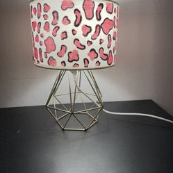 Cheetah Print Lamp 