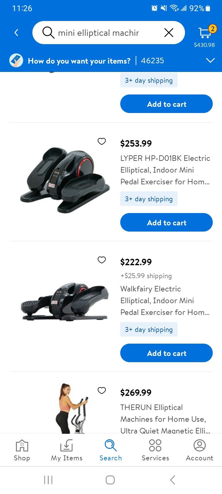 Mini Elliptical Machine 