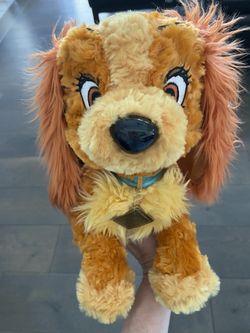 Vintage 2000 Disney World Lady Plush Lady & the Tramp Excellent Condition $30