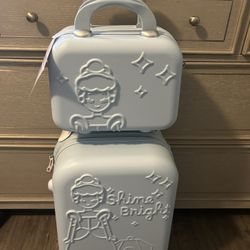 New Disney Princess Cinderella 2 Piece Luggage 