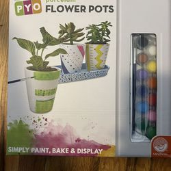 Paint Your Own Flower Pots 