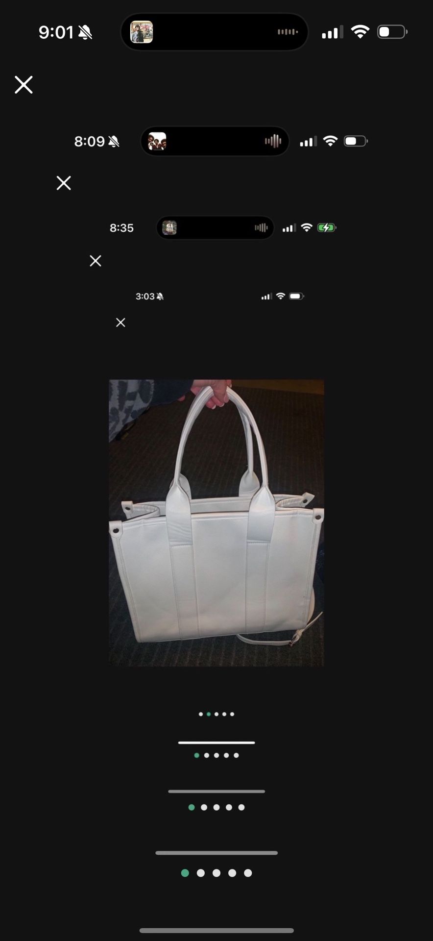 TOTE BAG PURSE WITH CROSSBODY STRAP