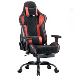 Gaming Chair, Video Game Chair with Footrest, High Back Ergonomic Computer Desk Chair Height Adjustable with Headrest  an