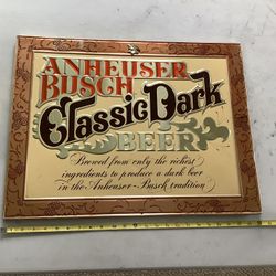 Vintage Beer Sign With Matching Tap Handle