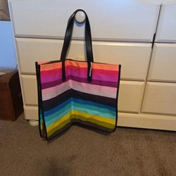 Victoria Secret Multicolors Tote Leather Straps 