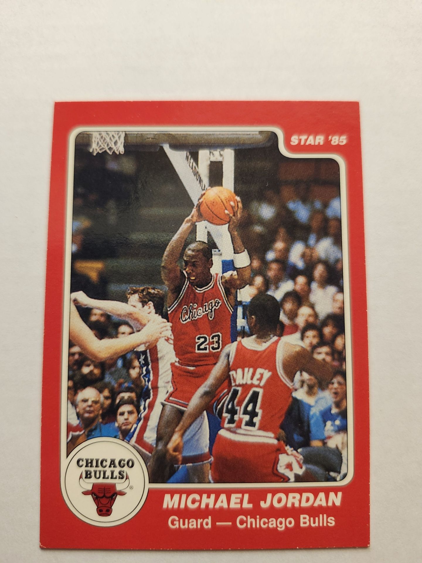 1996 Topps Michael Jordan Reprint Of Star 85 Card