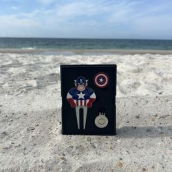 Captain America Golf Divot Tool