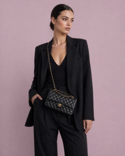 Leather black bag
