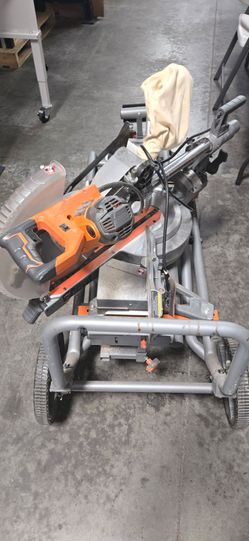 12" double bevel miter saw