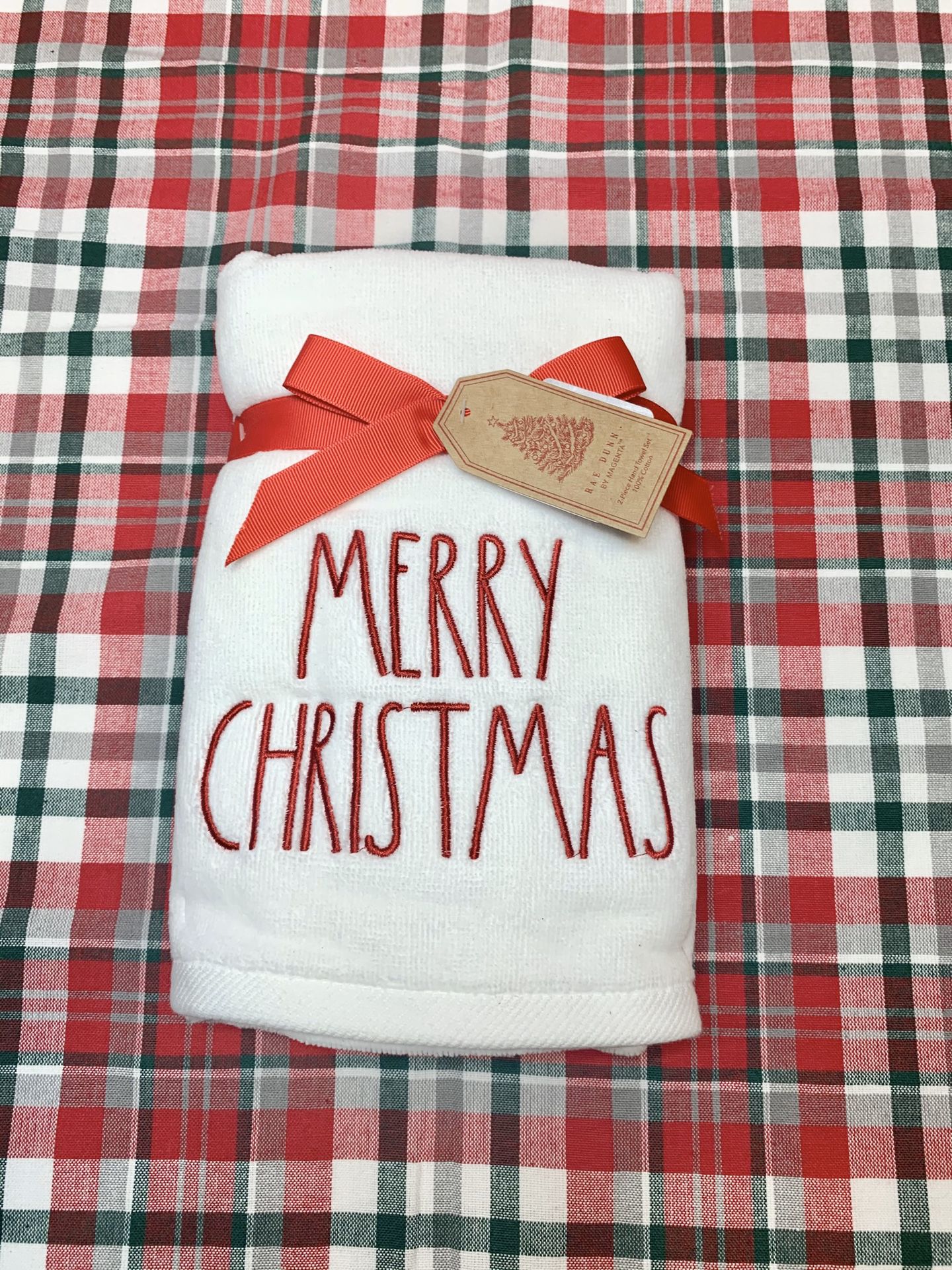 New Rae Dunn “MERRY CHRISTMAS” Kitchen Towels