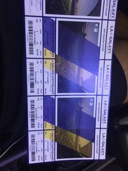 Soccer game tickes galaxy