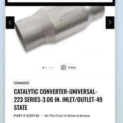 Flow master  High Flow Cat 