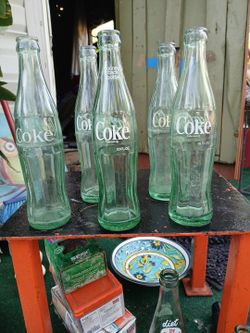 5/vintage  Coke Bottles 