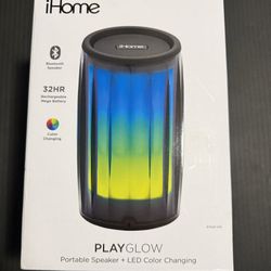 iHome PLAYGLOW Color Changing Bluetooth Speaker (iBT785B)