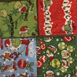 Grinch Dog/Cat Bandanas 4 Pack $10 Each (Pick Up Only)