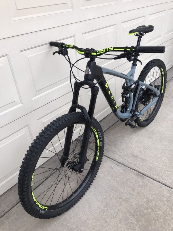 2018 Marin Attack Trail 8 Men s Medium Mountain Bike Cycling for