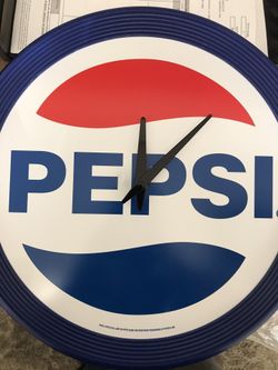 PEPSI CLOCK RETRO 1970s