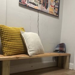 Custom Solid Wood Entry Bench 