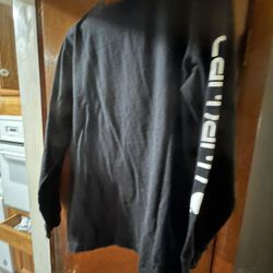 Black Long Sleeve Carhartt Shirt -Sz Large