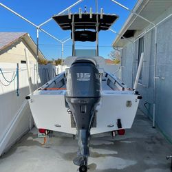 Aquasport 17ft, engine Yamaha 115h