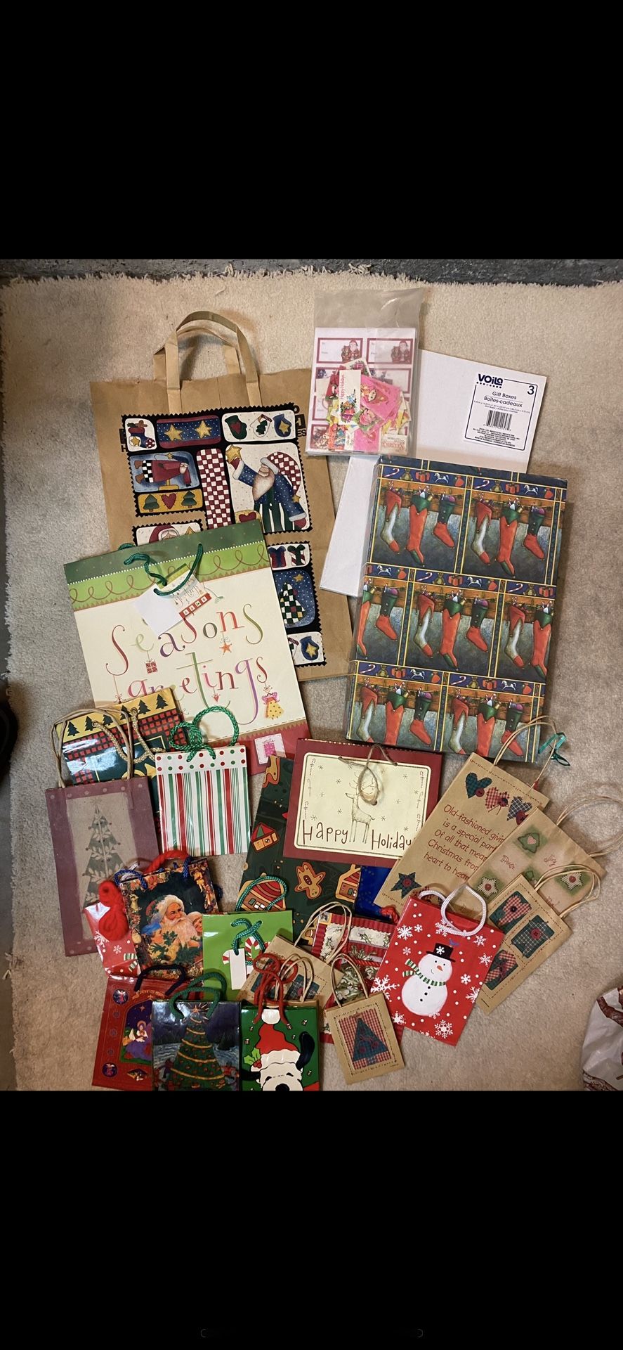 Gift Bags, Boxes, Tags