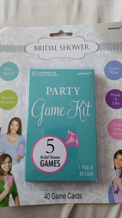 Bridal Shower Party Game Kit