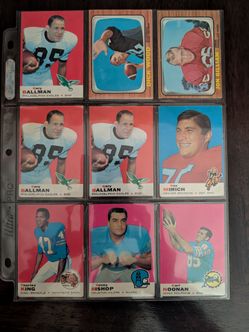 Vintage football cards