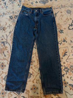 Levi's Dark Wash Straight Leg Jeans