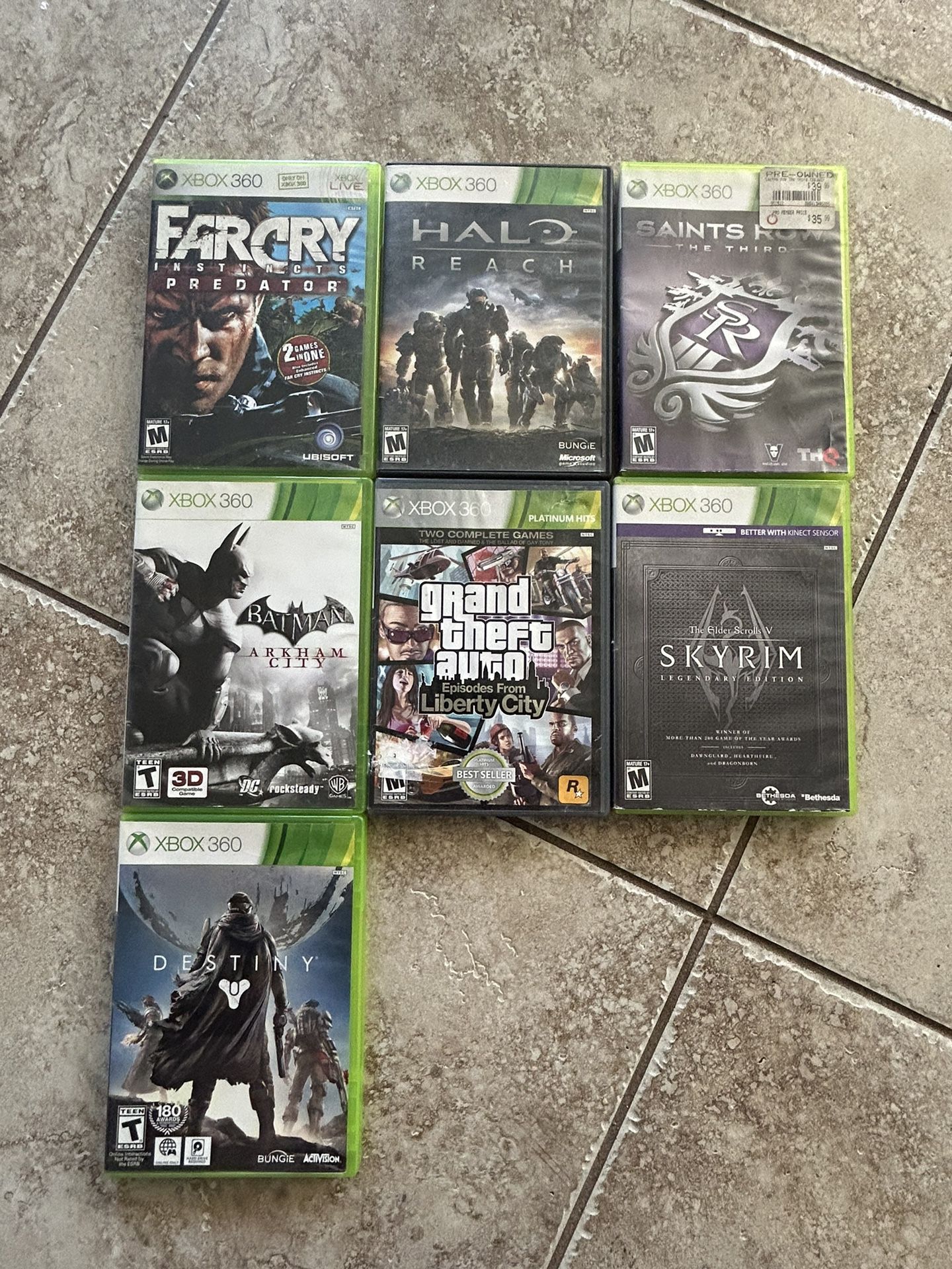 Good Games Xbox 360 $15 EACH