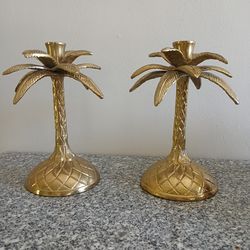 Palm Candle Holders