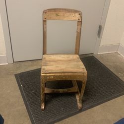 Vintage School Chair 
