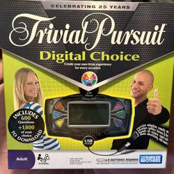 NEW SEALED 2008 Parker Brothers Trivial Pursuit Game Digital Choice 25th Anniversary Edition