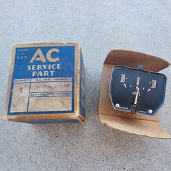 NOS 1938 Oldsmobile Ammeter Dash Gauge Original AC Amps 38 Olds OEM