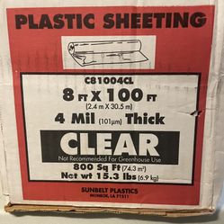 Plastic Sheeting - Partial Box