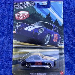 New Porsche  356 Outlaw Hot Wheels Silver Series Vintage Club Diecast Car (Valencia) $10