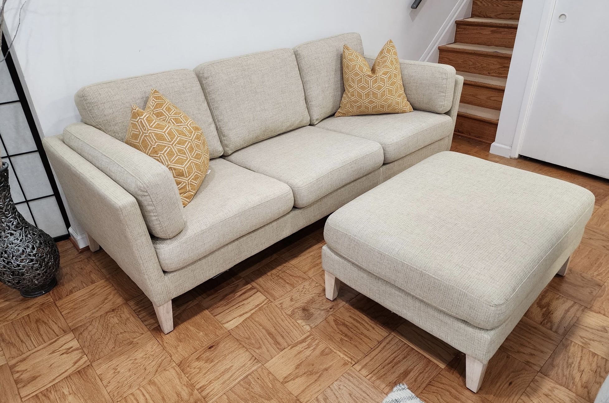 Sofa and Ottoman in Great Condition!