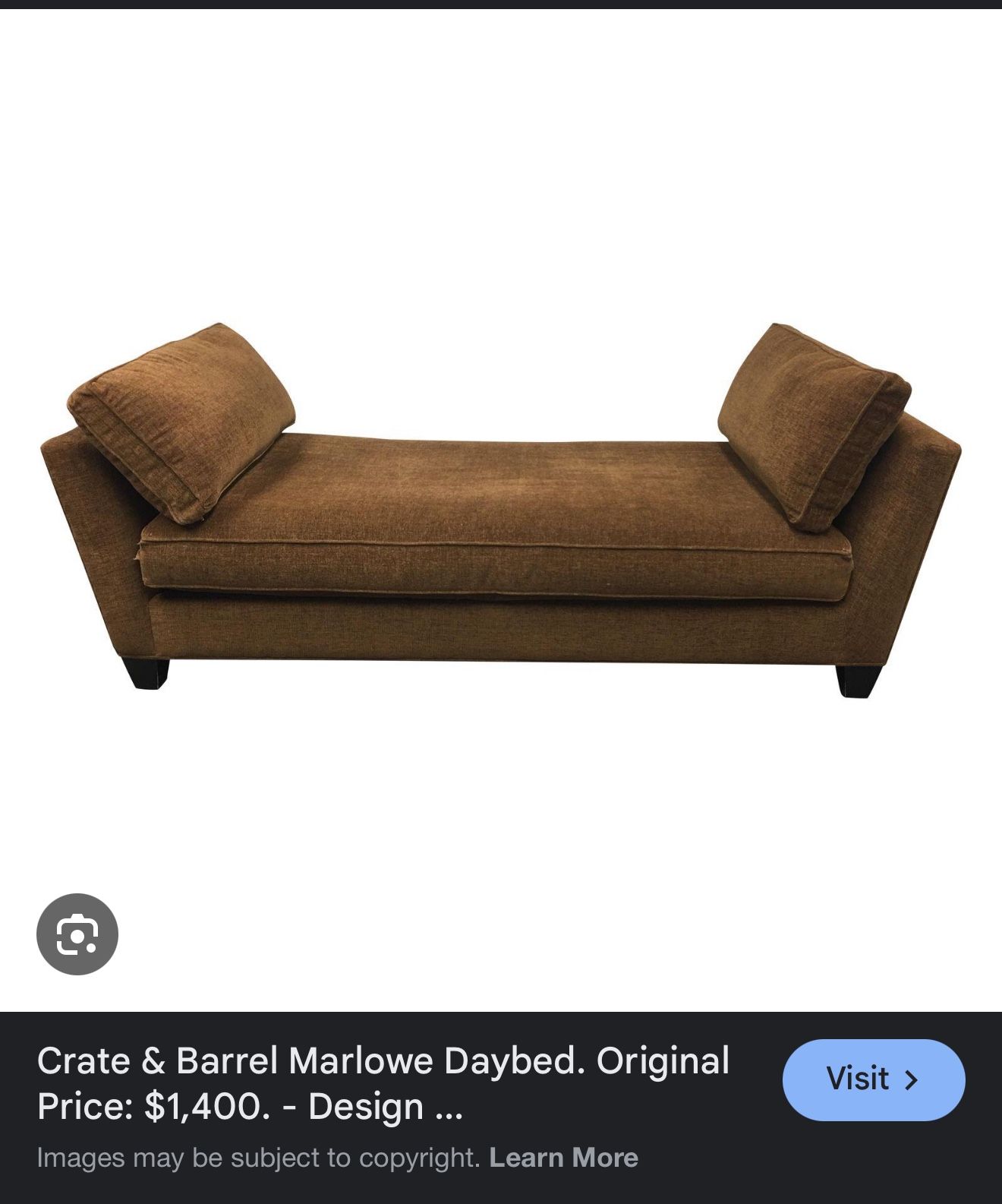 Crate & Barrel Marlowe Daybed
