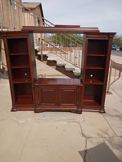 Wood entertainment  center