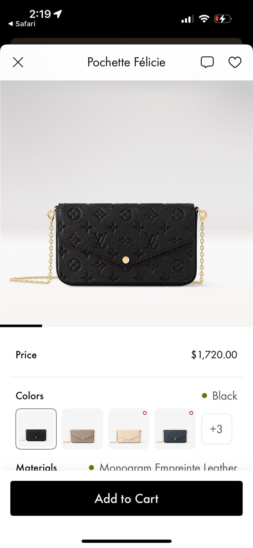 Louis Vuitton Felicie Pochette