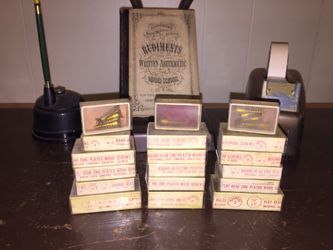 Vintage National Lock Screw Display Boxes!
