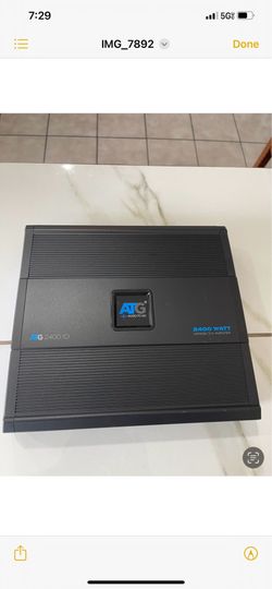 ATG Audio 2400  Watt Monoblock Amplifier, 1 - Ohm Stable - ATG24001D