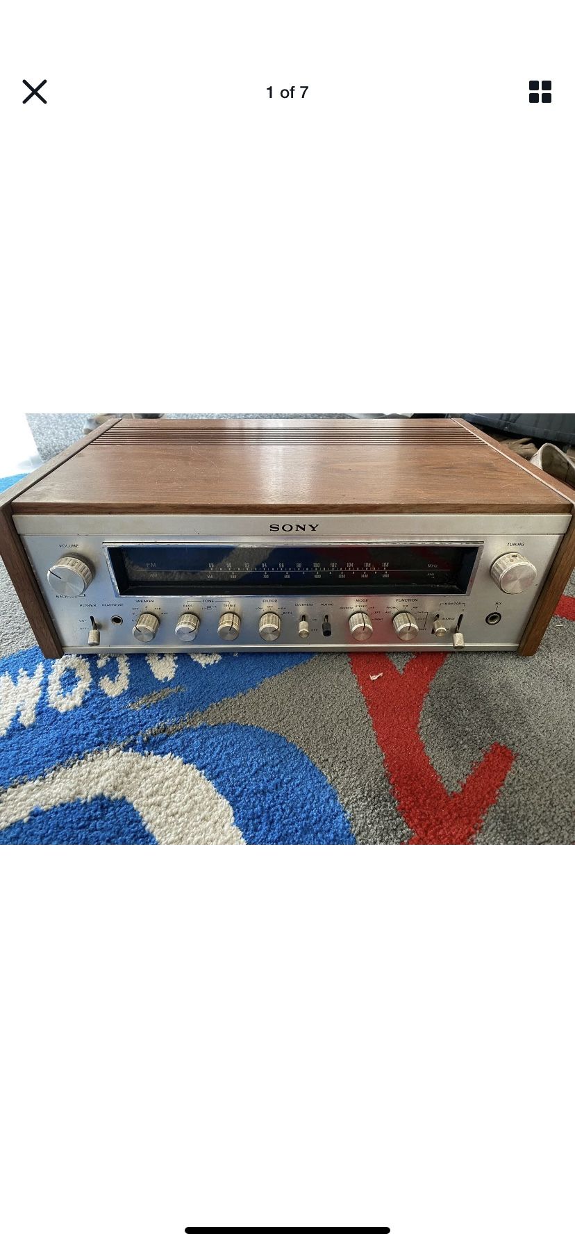 Vintage Sony STR-7055 Stereo Receiver Excellent!